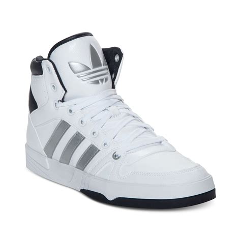 adidas white sneakers for men.